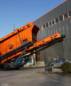 移動建筑垃圾破碎站 移動建筑垃圾破碎站